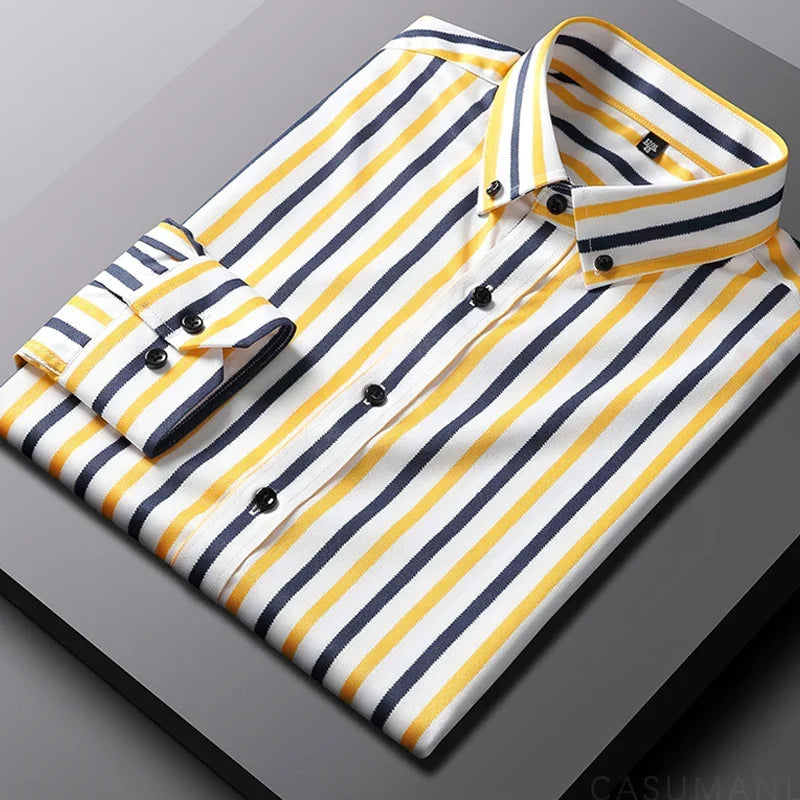 Jermaine | Relaxed striped men's shirt