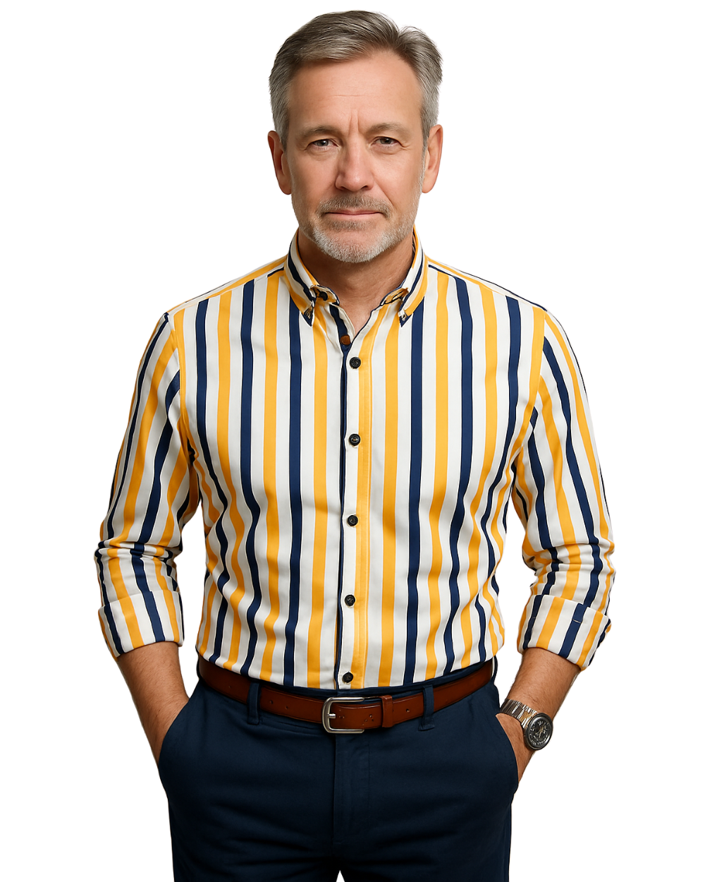 Jermaine | Relaxed striped men's shirt