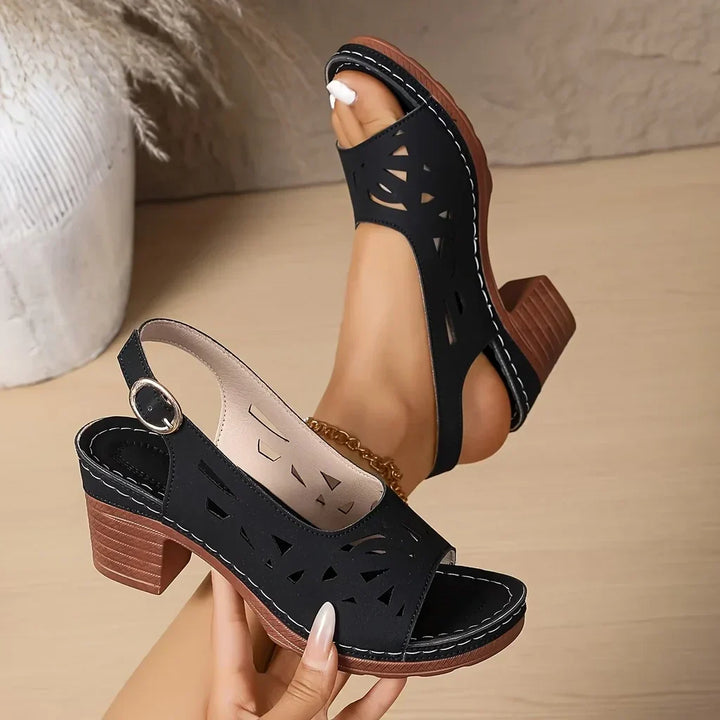 Nina | Women's wedge sandals with triple arch support