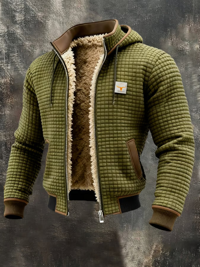 Meyer | Retro Outdoor Jacket with Checkered Pattern