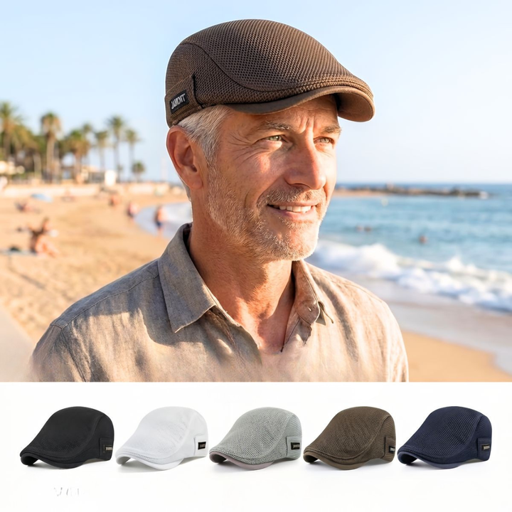 MeshCap | Premium Breathable Flat Cap