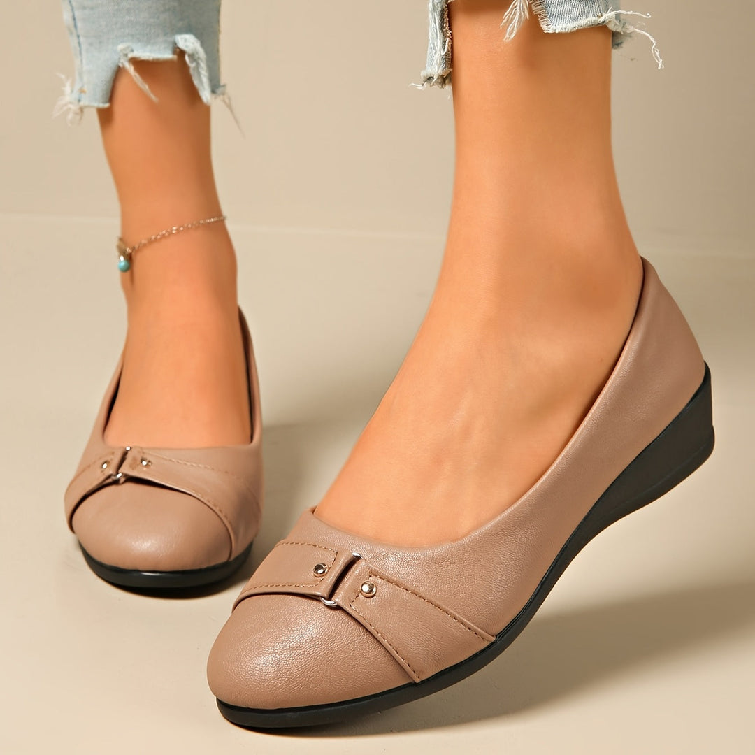 Mavis | Cushioned Wedge Flats