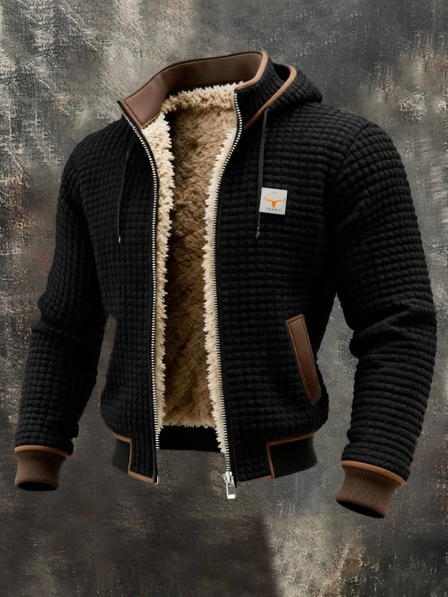 Austin | Men's Quilted Jacket, Fleece-Lined, Windproof, Zip Closure