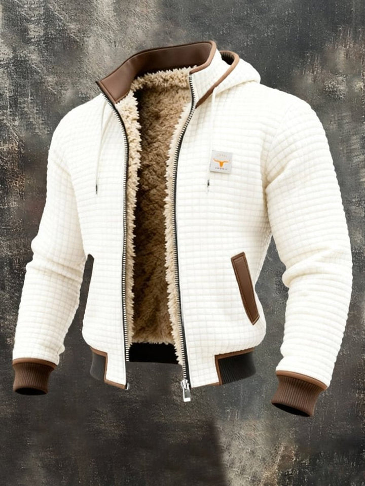 Austin | Men's Quilted Jacket, Fleece-Lined, Windproof, Zip Closure