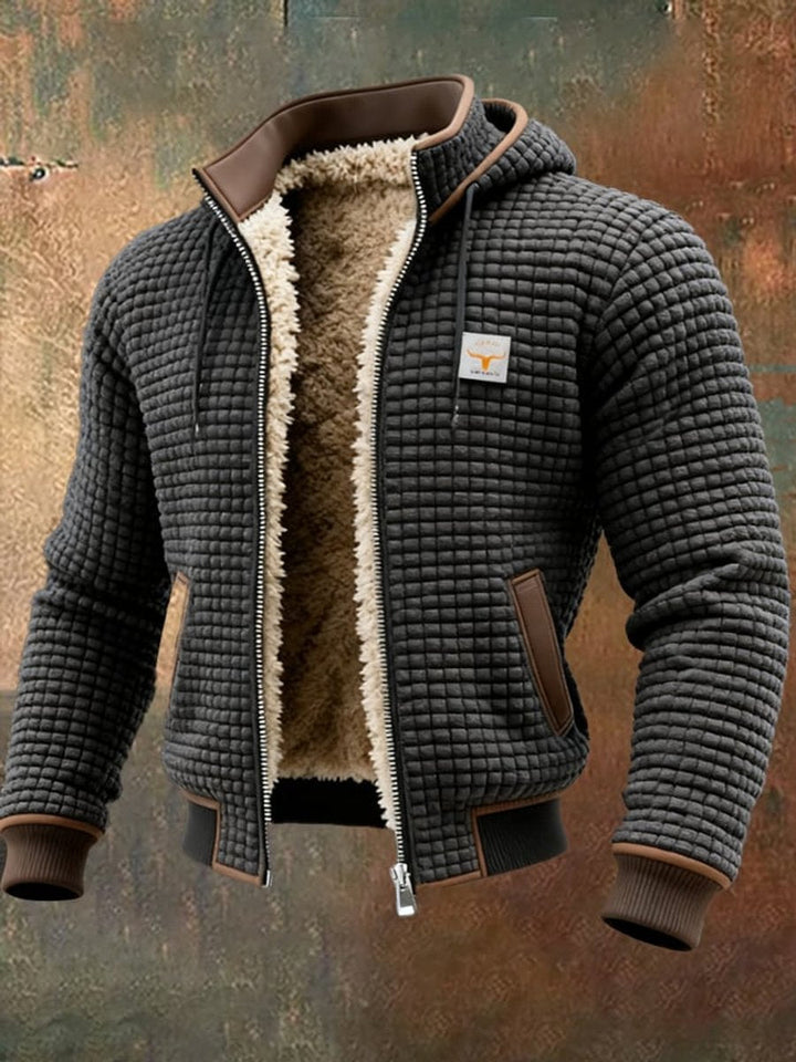 Austin | Men's Quilted Jacket, Fleece-Lined, Windproof, Zip Closure