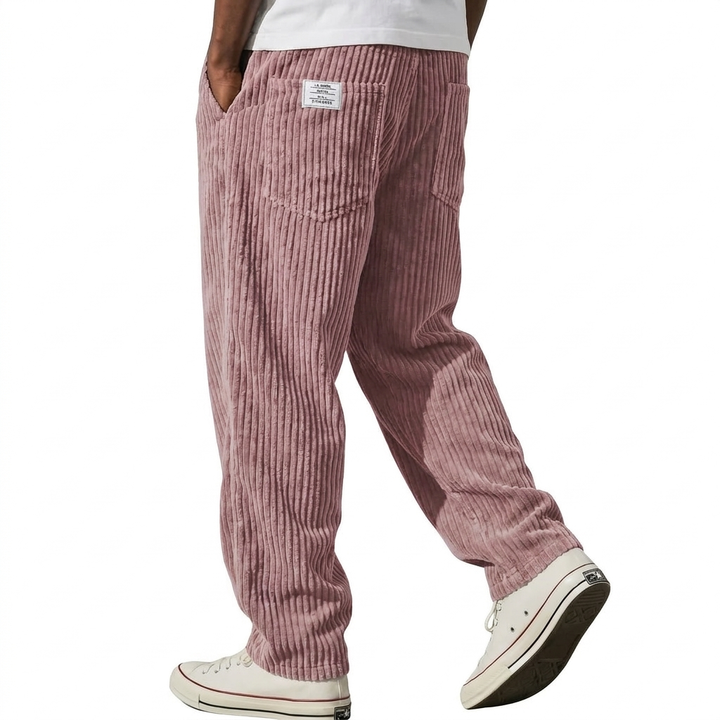 Austin | Men's Corduroy Trousers with Elastic Waist