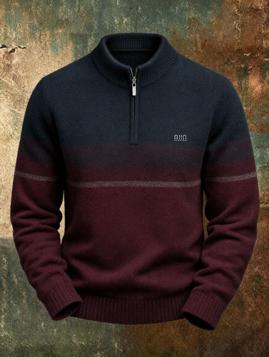 Warren | Premium Wool Half-Zip Sweater