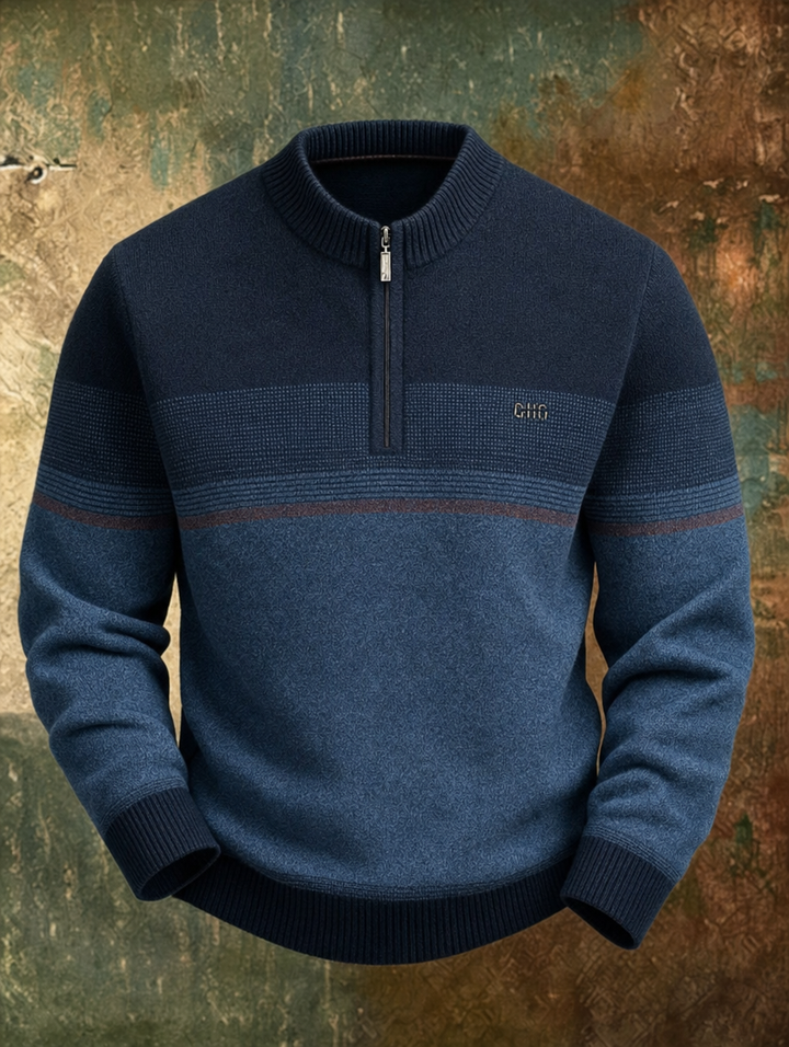 Warren | Premium Wool Half-Zip Sweater