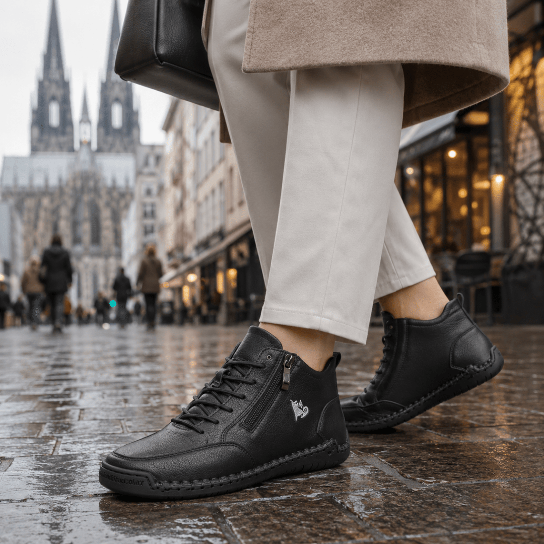 Mira | Comfortable orthopedic barefoot sneakers + zipper