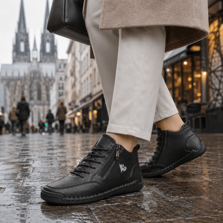 Mira | Comfortable orthopedic barefoot sneakers + zipper