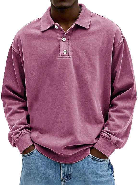 Wilfred | Stylish Long-Sleeve Polo Shirt