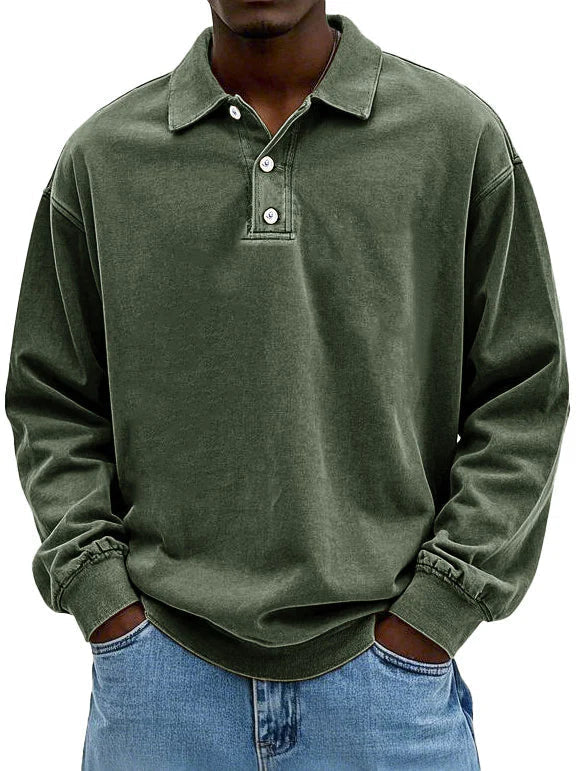 Wilfred | Stylish Long-Sleeve Polo Shirt