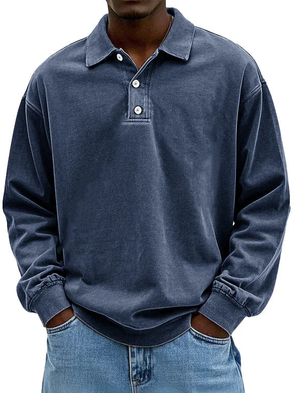 Wilfred | Stylish Long-Sleeve Polo Shirt