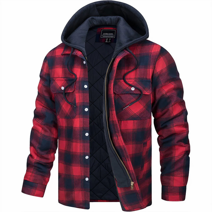 Brace | Checked jacket with zipper