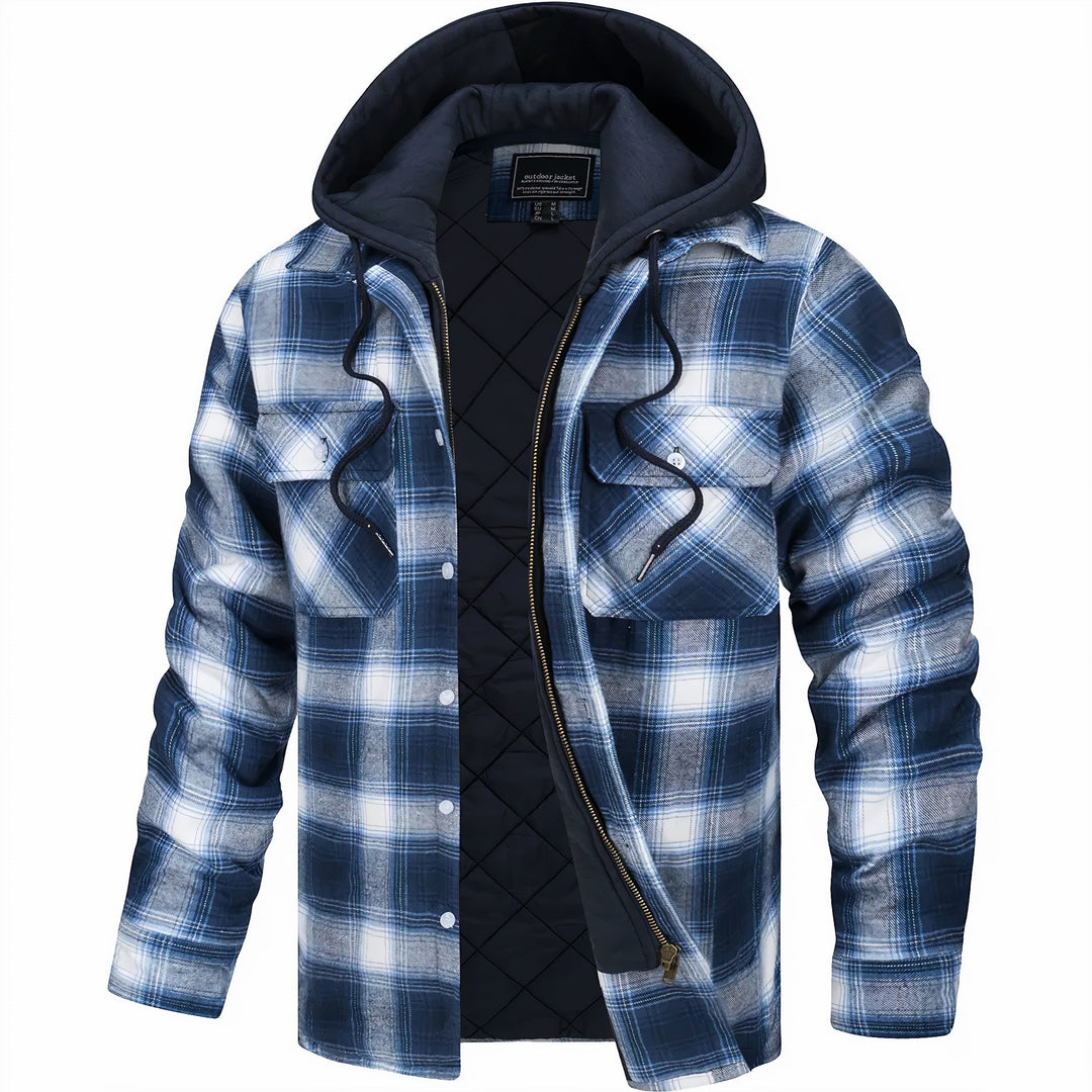 Brace | Checked jacket with zipper