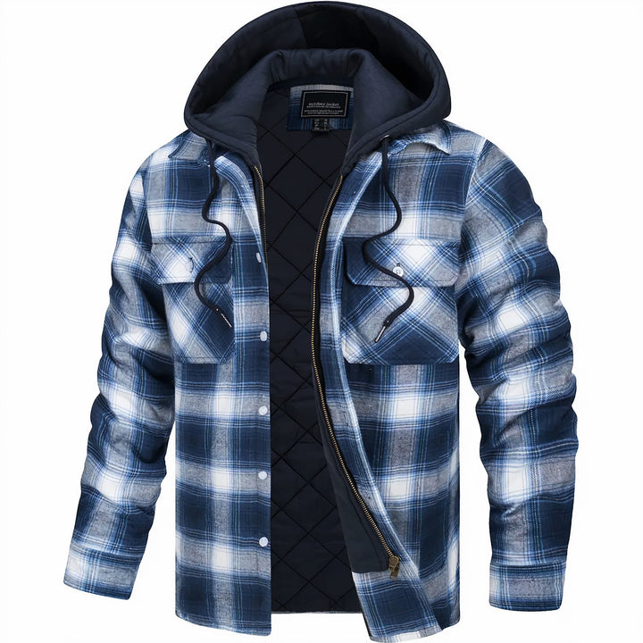 Brace | Checked jacket with zipper