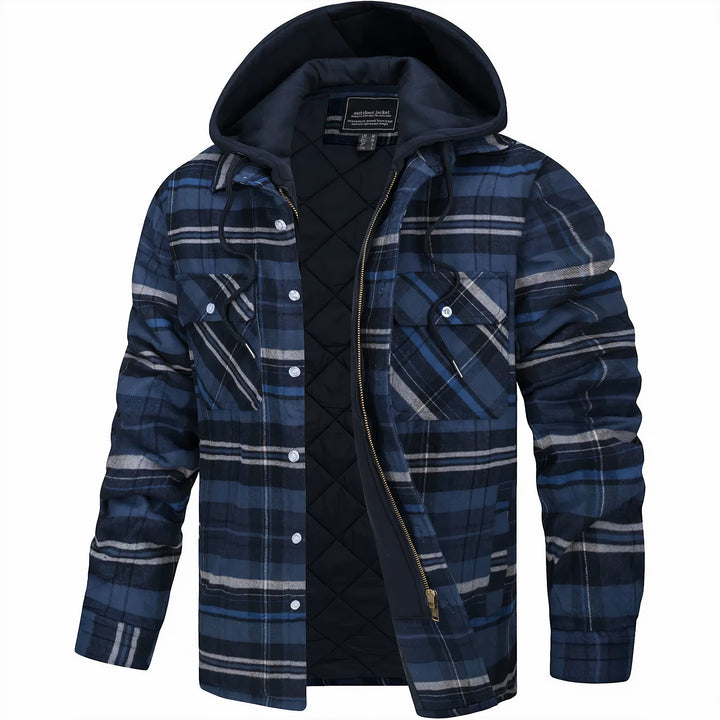 Brace | Checked jacket with zipper
