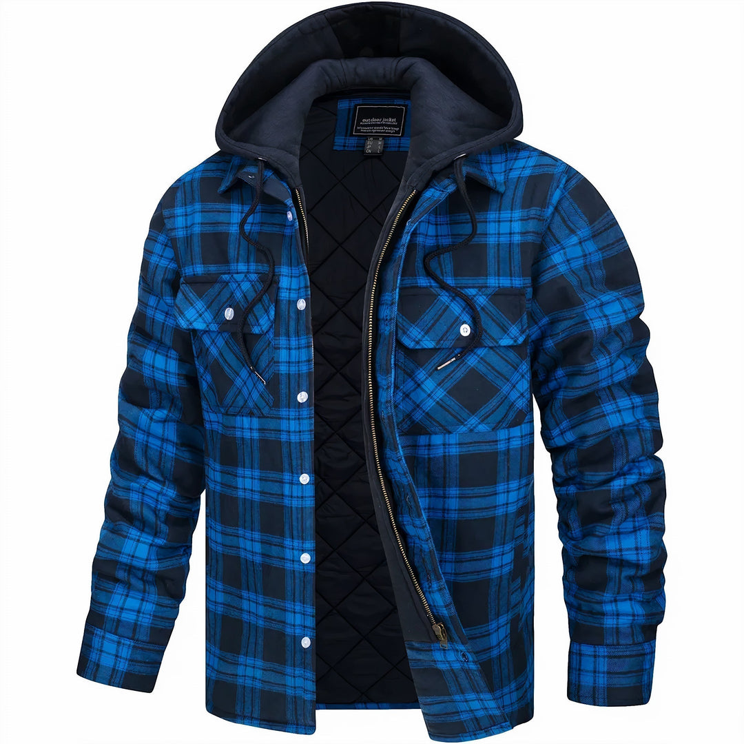 Brace | Checked jacket with zipper
