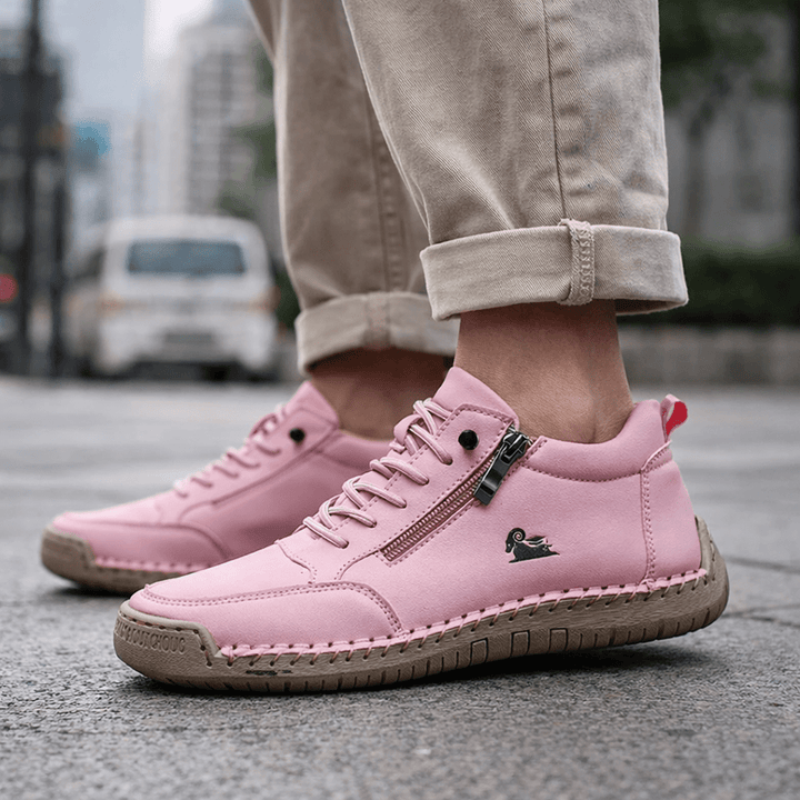 Mira | Comfortable orthopedic barefoot sneakers + zipper